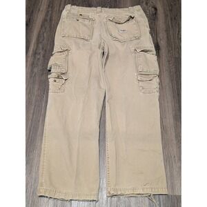 Aeropostale Mens‎ Cargo Pants Size 34x32 Khaki Beige Utility Outdoor Casual